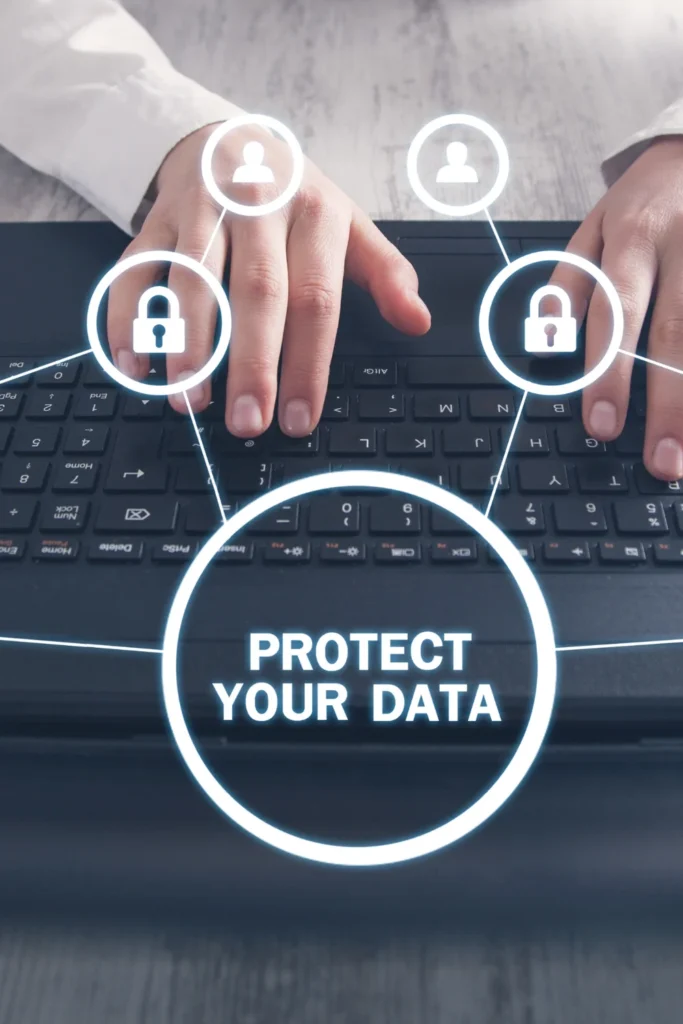 Cyber data protection concept