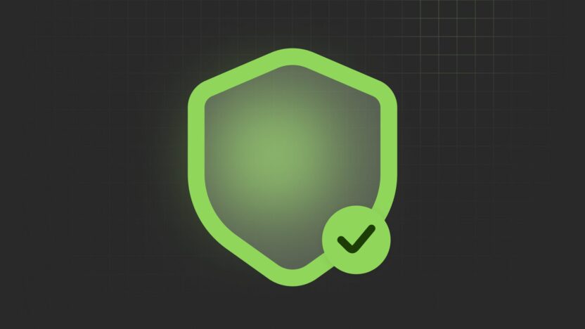 data security vector graphic green