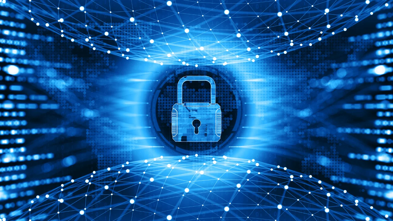 digital graphic of a digital lock